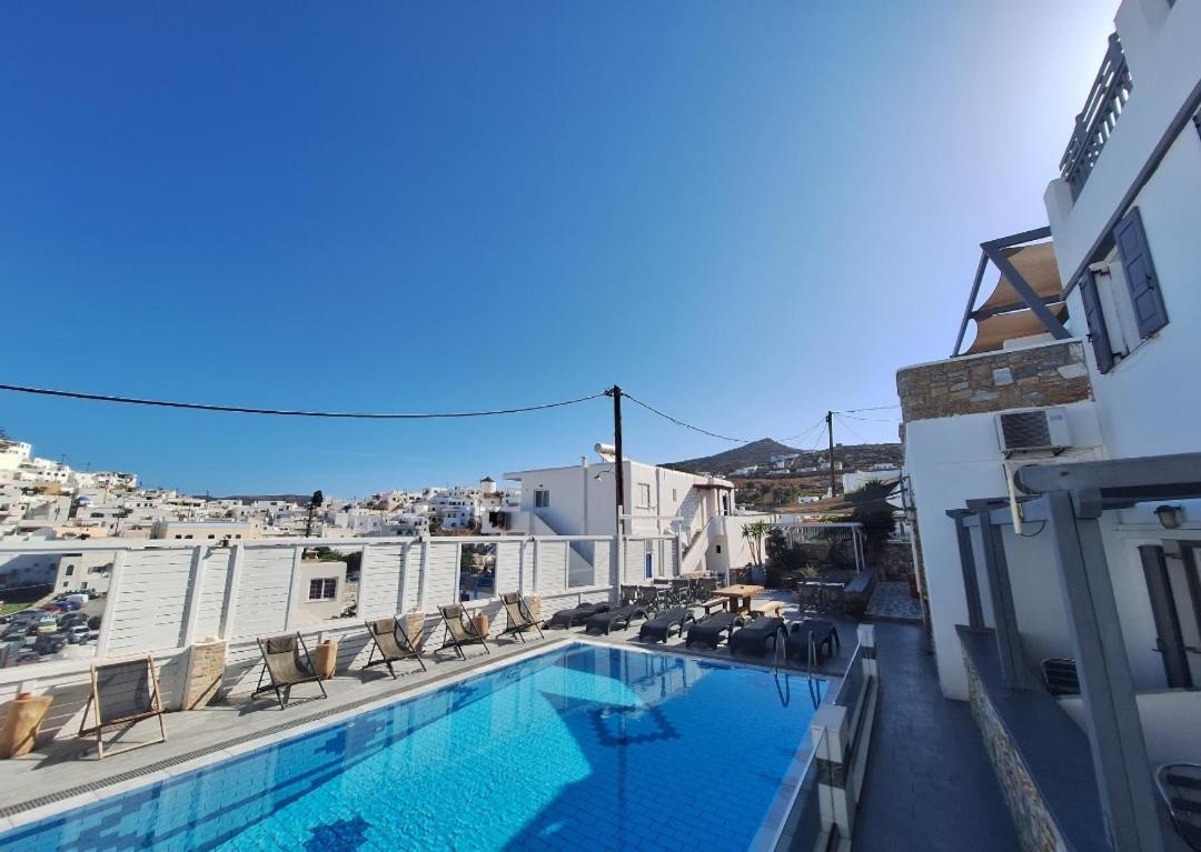 Markos Village Pension Иос Хора Екстериор снимка