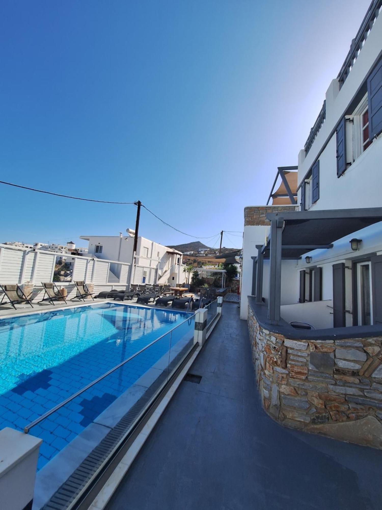 Markos Village Pension Иос Хора Екстериор снимка