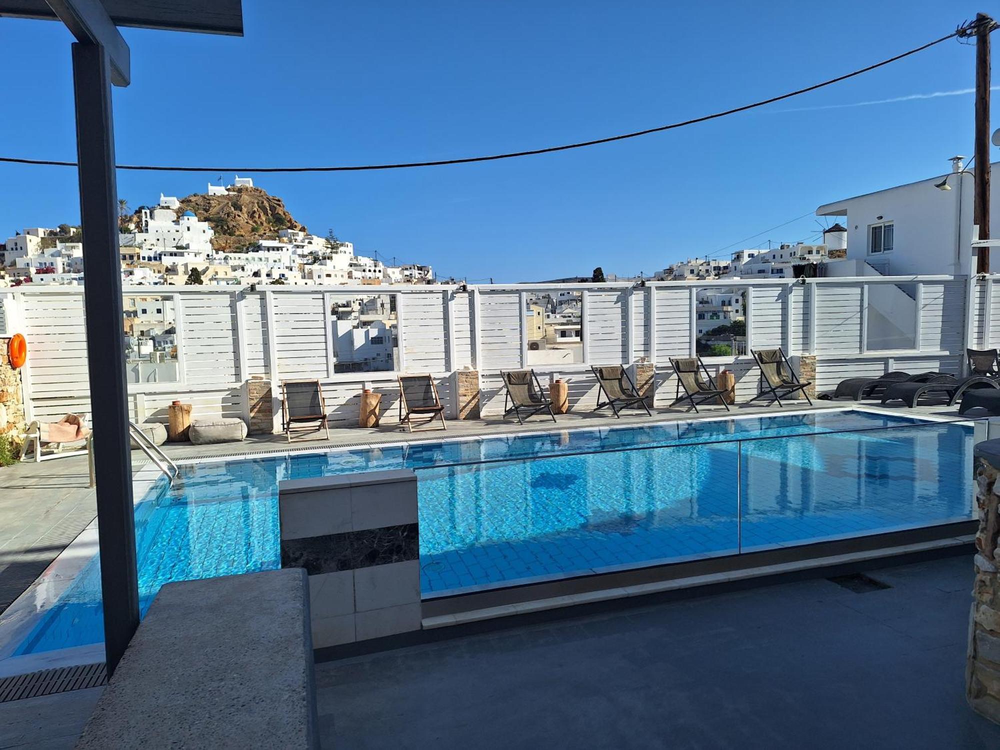 Markos Village Pension Иос Хора Екстериор снимка