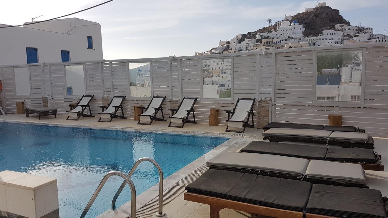 Markos Village Pension Иос Хора Екстериор снимка